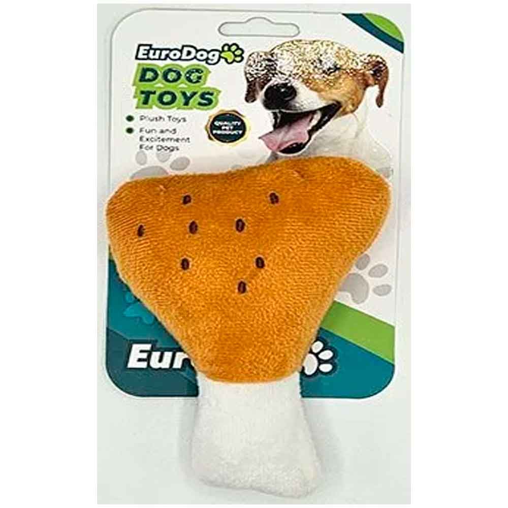 Euro Dog Peluş Etli But Şekilli Köpek Oyuncağı 14x10 Cm